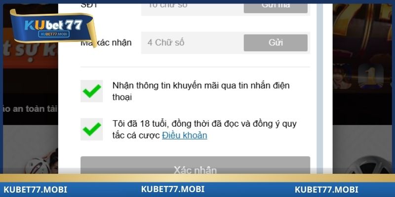 Các điểm cần chú ý khi đăng ký tài khoản bet