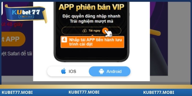 Tiến hành cho phép tải và cài app trên máy