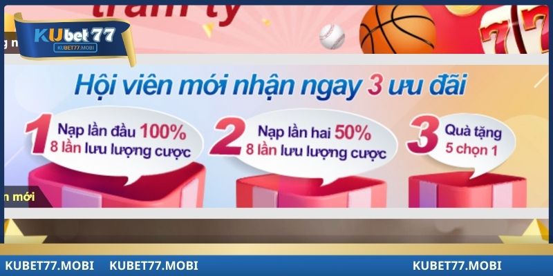 Ưu đãi tặng 50% khi hội viên mới nạp tiền